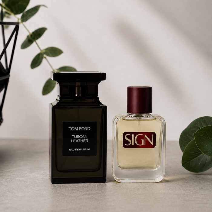 Tuscan leather inspired perfume