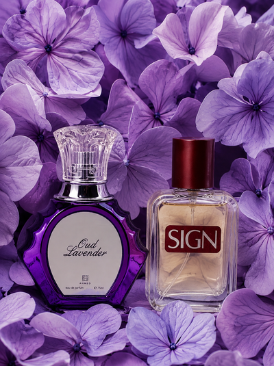 Oud lavender inspired perfume
