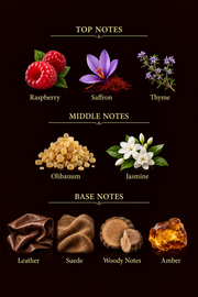 Tuscan leather inspired perfume