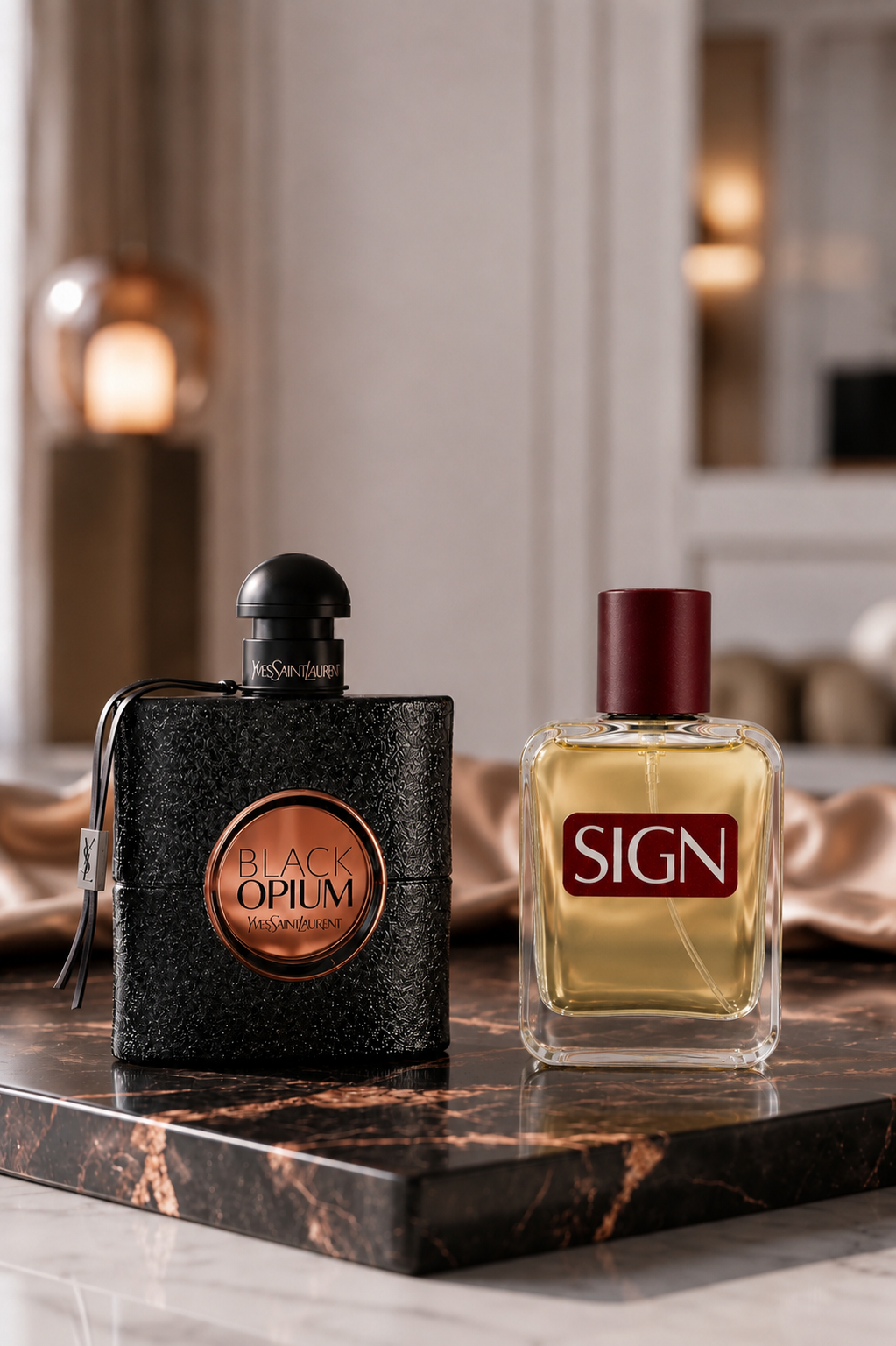 Black opium inspired perfume